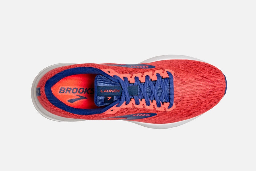 Brooks Launch 7 Road Loopschoenen Dames - Oranje/Blauw - 874693TZI